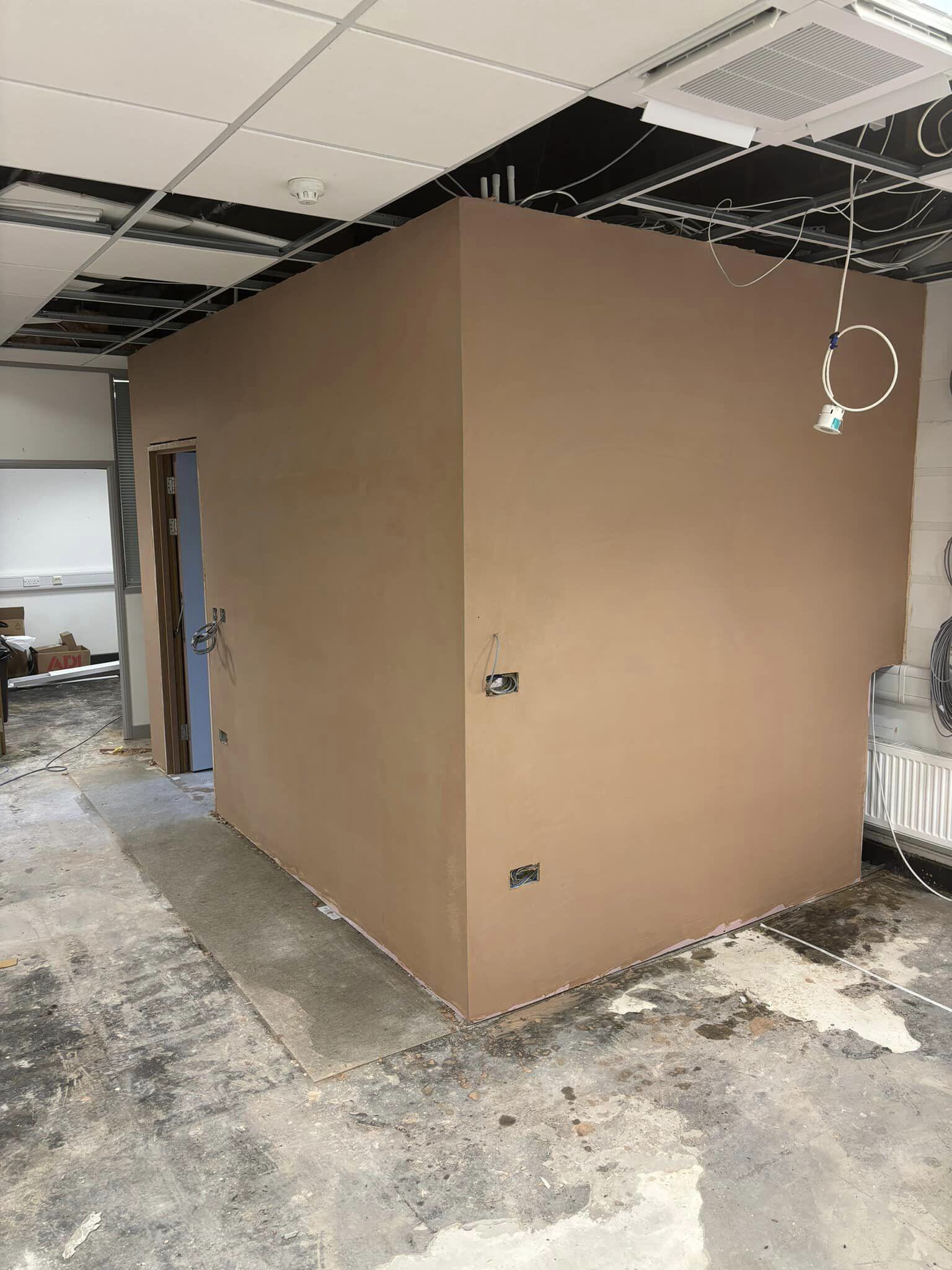 business plastering project