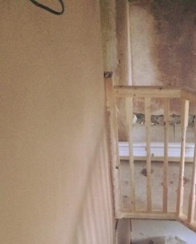 Hall-Stairs-landing-plastering-project